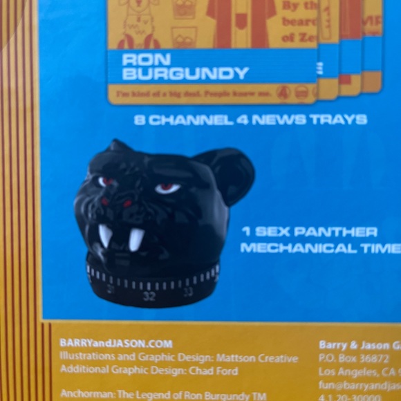 ANCHORMAN THE LEGEND OF RON BURGUNDY  THE BOARD GAME BRAND NEW SEALED - Picture 5 of 8